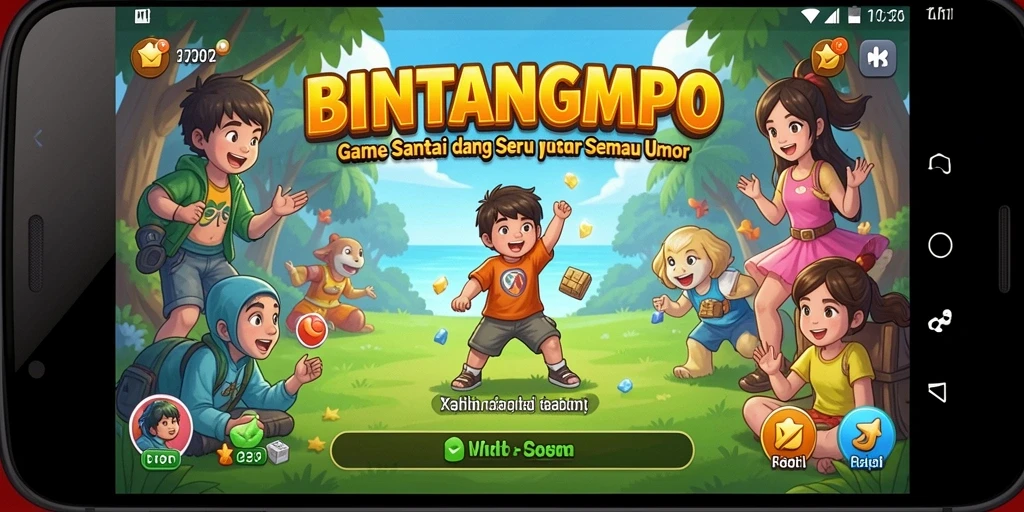 Tampilan permainan BINTANGMPO yang seru dan menarik.