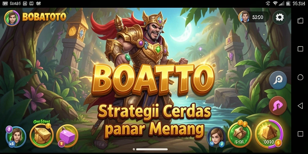 Tangkapan layar gameplay BOBATOTO dengan aksi strategi yang seru.