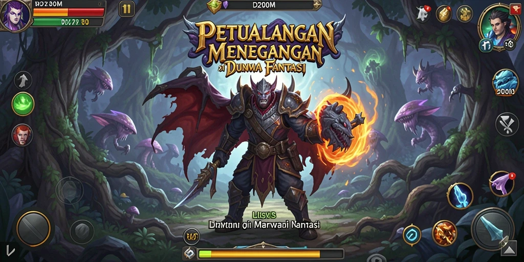 Gameplay D200M dengan beragam petualangan yang menegangkan.