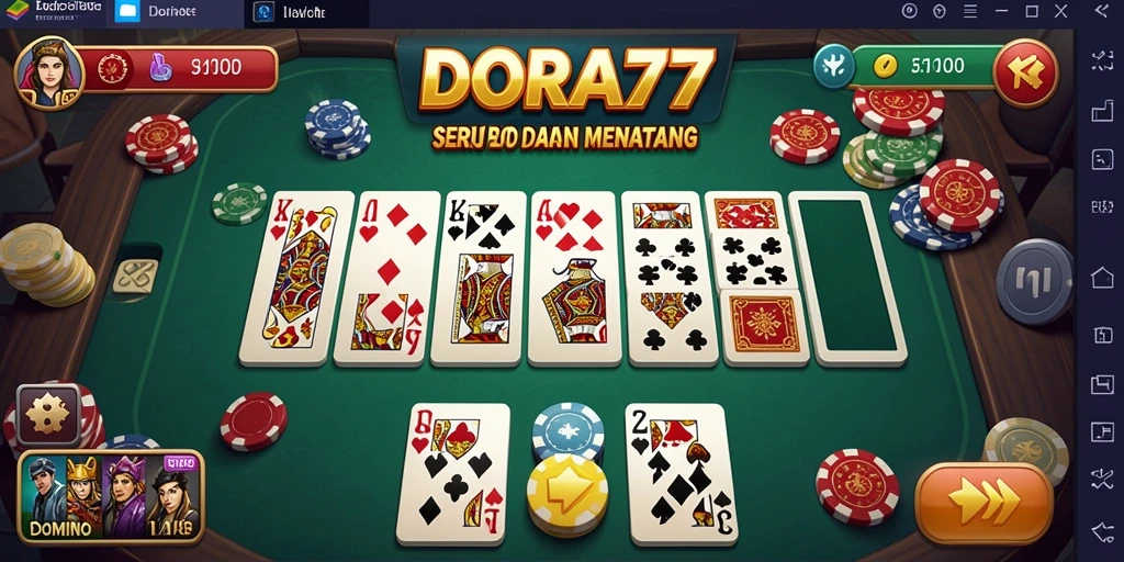 Tampilan gameplay DORA77 yang menarik dan interaktif.