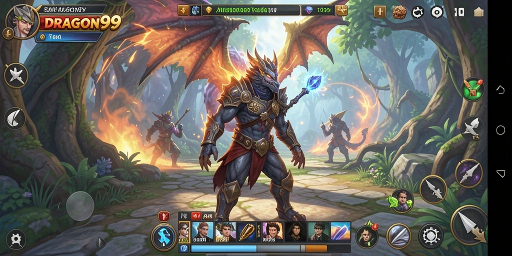 Screenshot DRAGON99 menampilkan gameplay yang mendalam dan interaktif.