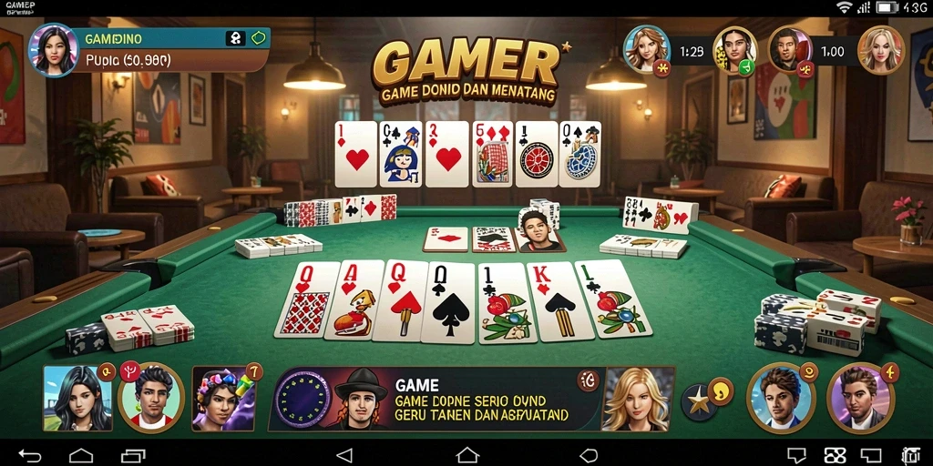 Tampilan gameplay GAMERP yang menarik dan interaktif.