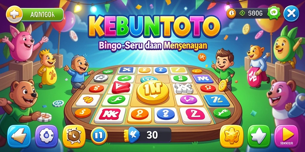 Tampilan gameplay KEBUNTOTO yang menarik dan interaktif.