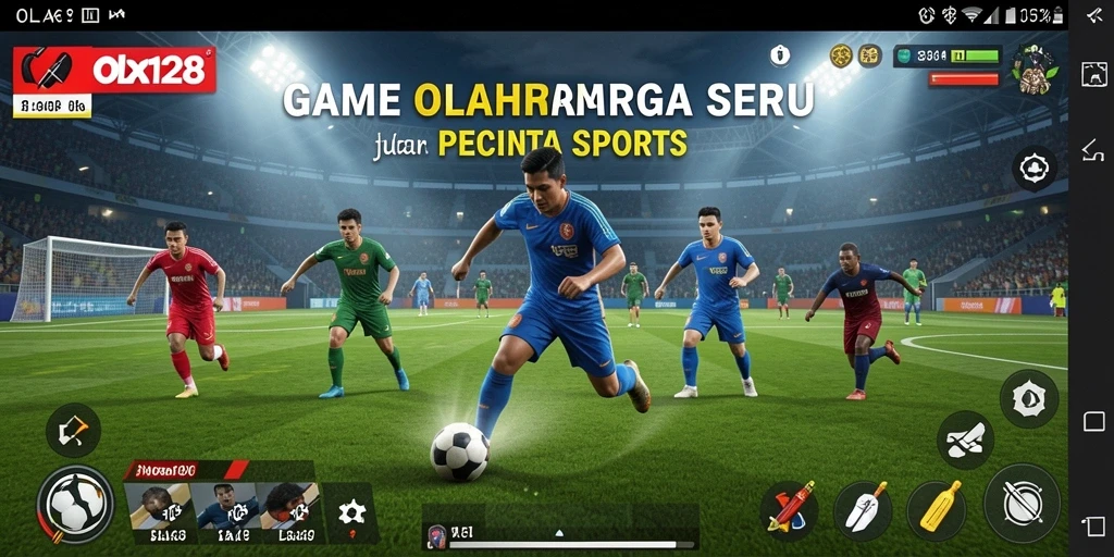Tampilan gameplay OLX128 yang menarik dan penuh aksi olahraga.