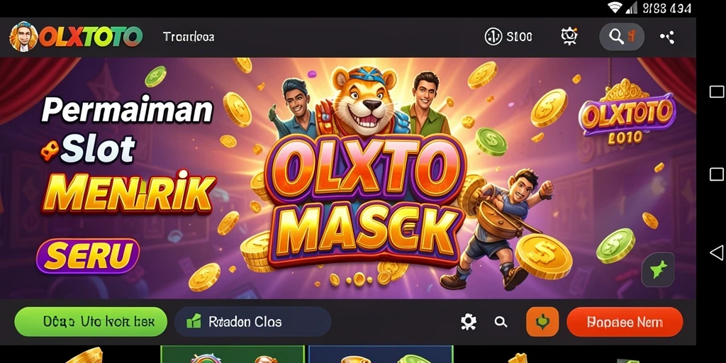 Tampilan menarik dari gameplay OLXTOTO dengan berbagai slot yang seru.