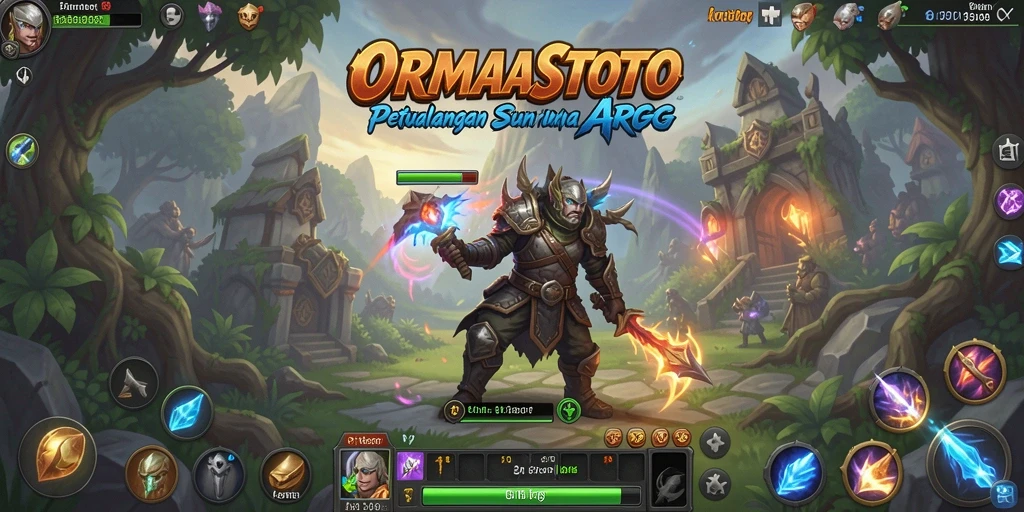 Screenshot gameplay ORMASSTOTO menampilkan aksi seru dalam dunia ARPG.