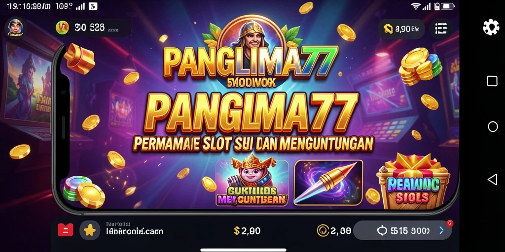 Tampilan screenshot utama PANGLIMA77 menampilkan pengalaman bermain slot yang menarik.