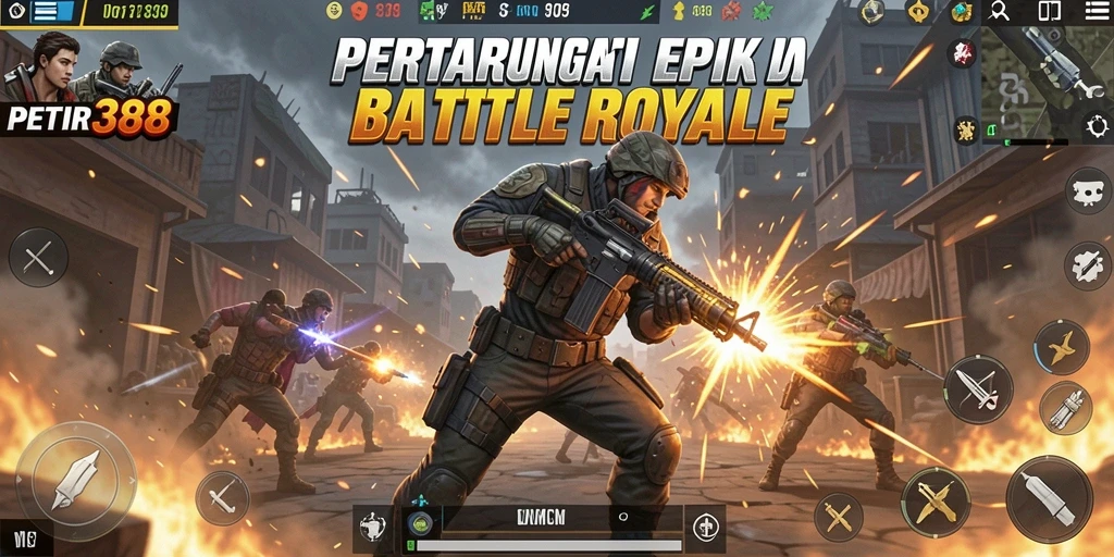Tangkapan layar dari gameplay seru PETIR388 saat pertarungan berlangsung.