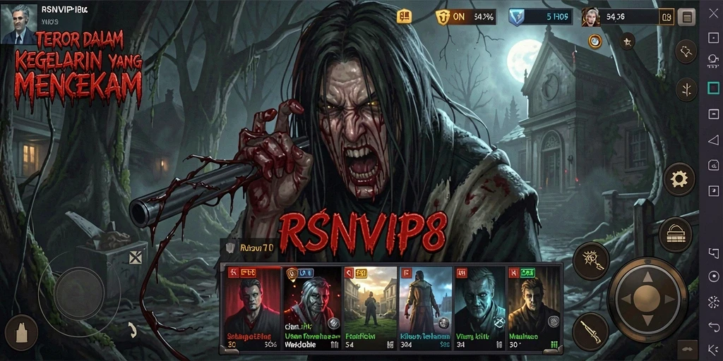 Menampilkan pengalaman gameplay yang menegangkan dan penuh teror.