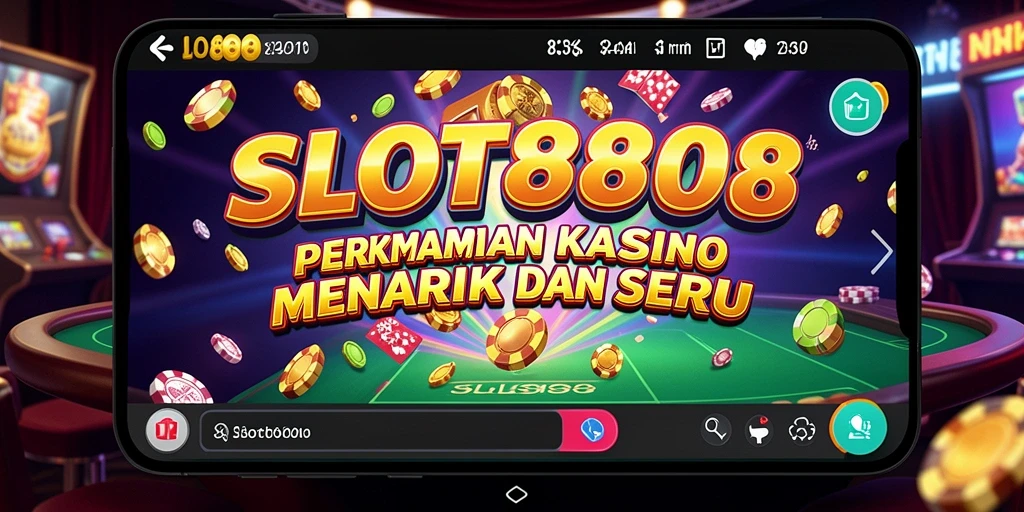 Tampilan gameplay SLOT8808 yang menarik dan menghibur.