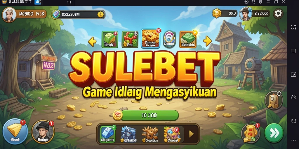 Screenshot dari gameplay SULEBET yang menampilkan aksi Idle yang seru.