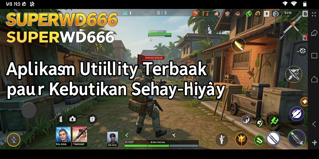 Tampilan antarmuka pengguna SUPERWD666 yang modern dan intuitif.