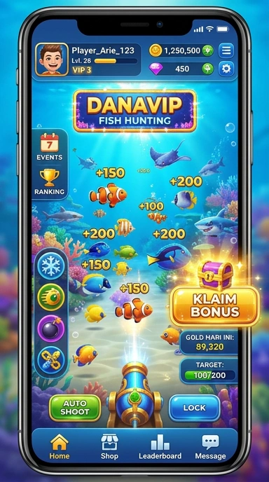Screenshot aplikasi danavip menampilkan koleksi aplikasi yang beragam.